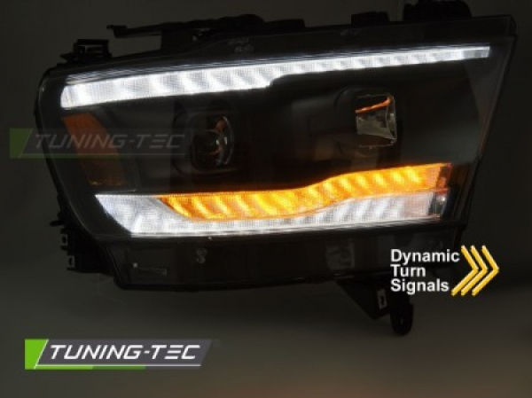 LED Upgrade Design Scheinwerfer Set für Dodge RAM 19-22 schwarz mit dyn. Blinker