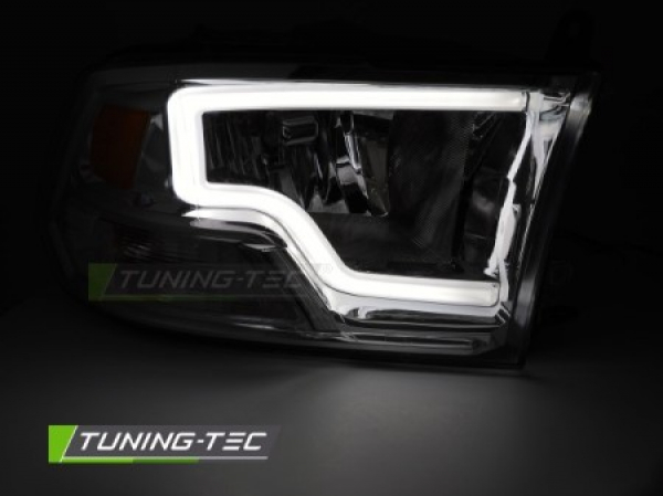 LED Tagfahrlicht Design Scheinwerfer Set für Dodge RAM 09-18 chrom