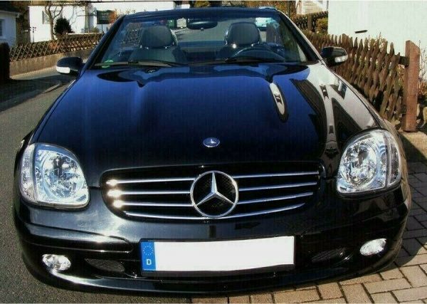 Upgrade Klarglas Scheinwerfer für Mercedes Benz SLK R170 96-04 chrom