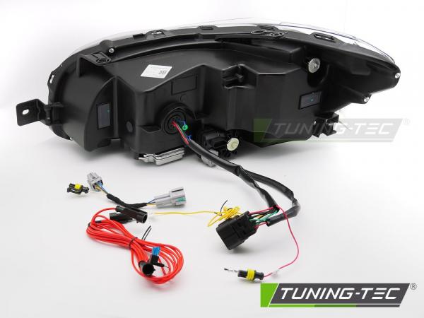 VOLL LED Tagfahrlicht Scheinwerfer Set für Subaru WRX 14-22 schwarz mit dyn. Blinker und Willkommensfunktion