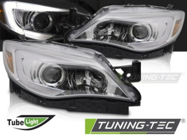 Upgrade LED Tagfahrlicht Design Scheinwerfer für Subaru WRX 08-14 chrom