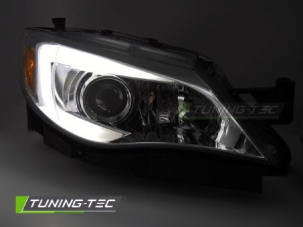 Upgrade LED Tagfahrlicht Design Scheinwerfer für Subaru WRX 08-14 chrom