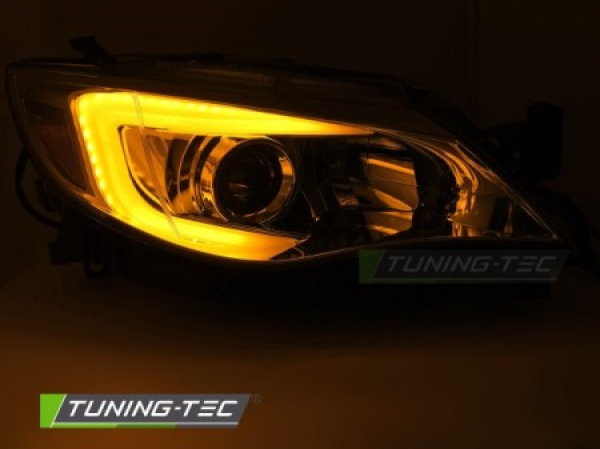 Upgrade LED Tagfahrlicht Design Scheinwerfer für Subaru WRX 08-14 chrom