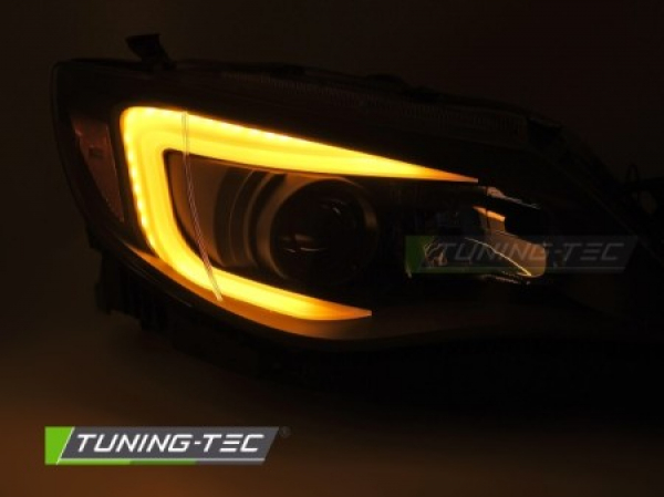Upgrade LED Tagfahrlicht Design Scheinwerfer für Subaru WRX 04-14 schwarz