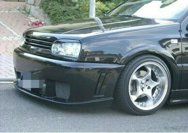 Upgrade Design Angel Eyes Scheinwerfer für VW Golf 3 91-97 chrom