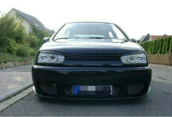 Upgrade Design Angel Eyes Scheinwerfer für VW Golf 3 91-97 chrom