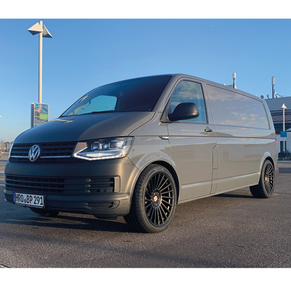 LED Tagfahrlicht Scheinwerfer für VW T6 15-19 schwarz