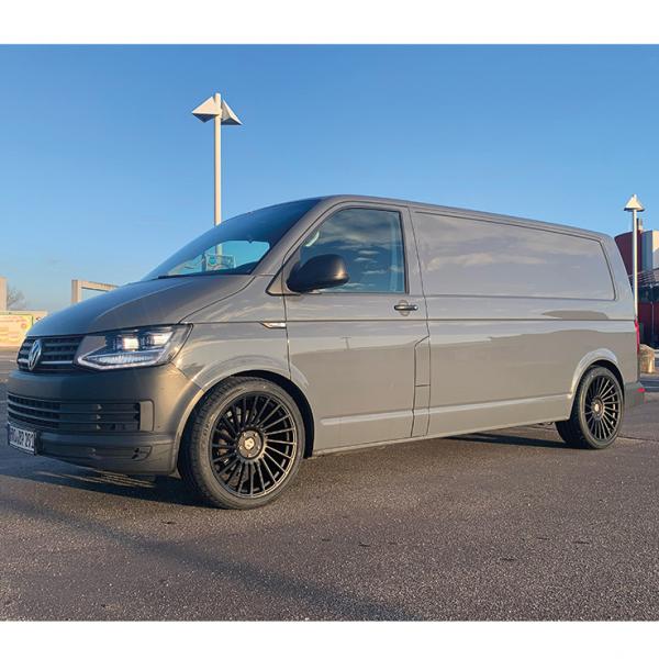 LED Tagfahrlicht Scheinwerfer für VW T6 15-19 schwarz