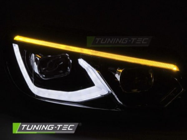 VOLL LED Upgrade Design Scheinwerfer Set für VW Golf 6 08-12 schwarz mit dyn. Blinker