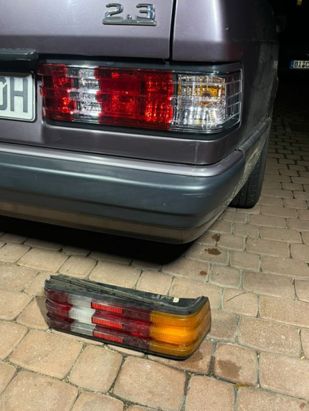 Upgrade Design Rückleuchten für Mercedes Benz 190 / W201 82-93 rot/weiß