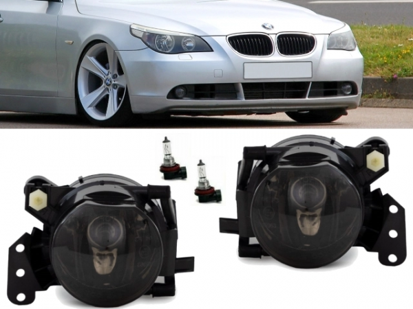 Upgrade Nebelscheinwerfer für BMW 5er E60/E61 3er E90/E91 6er E63/E64 schwarz/rauch HB4