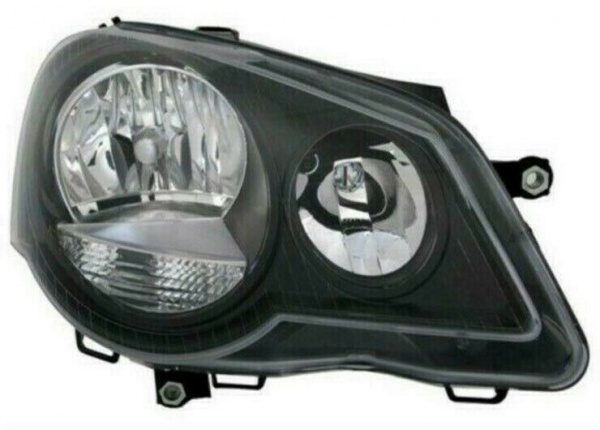 Upgrade Design Scheinwerfer für VW Polo 9N3 05-09 schwarz
