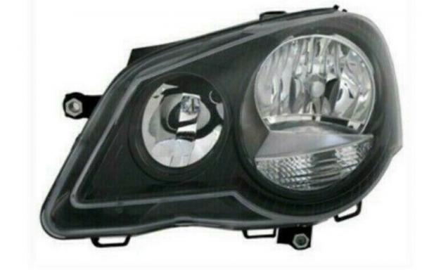 Upgrade Design Scheinwerfer für VW Polo 9N3 05-09 schwarz
