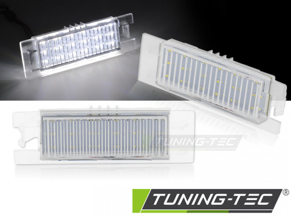 Upgrade LED Kennzeichenbeleuchtung für Alfa Romeo 147, 156, 159, Guilietta, Brera, Spider 00-17 kaltweiß