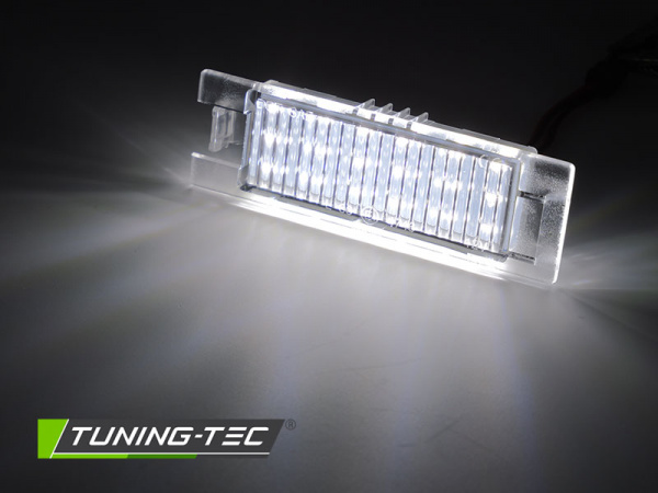 Upgrade LED Kennzeichenbeleuchtung für Alfa Romeo 147, 156, 159, Guilietta, Brera, Spider 00-17 kaltweiß