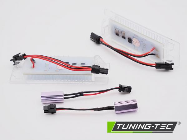 Upgrade LED Kennzeichenbeleuchtung für Alfa Romeo 147, 156, 159, Guilietta, Brera, Spider 00-17 kaltweiß