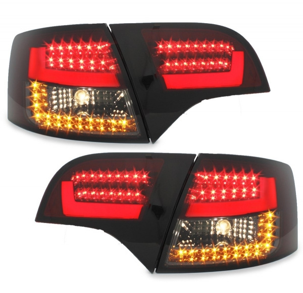 LED Upgrade Design Rückleuchten für Audi A4 B7 (8E) Avant 04-08 rot/rauch mit dynamischem Blinker