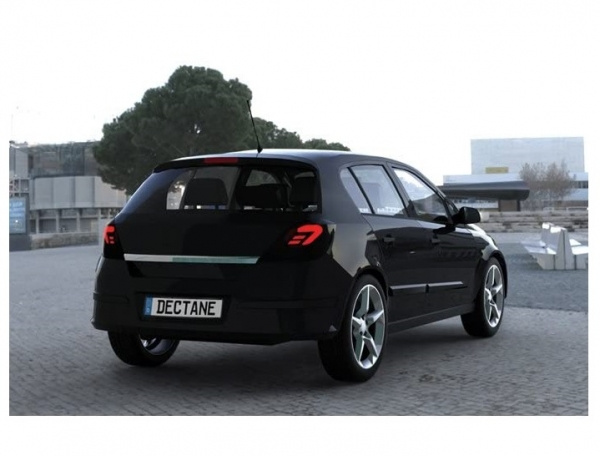 Voll LED Upgrade Design Rückleuchten für Opel Astra (5-Türer) 05-10 schwarz/rauch