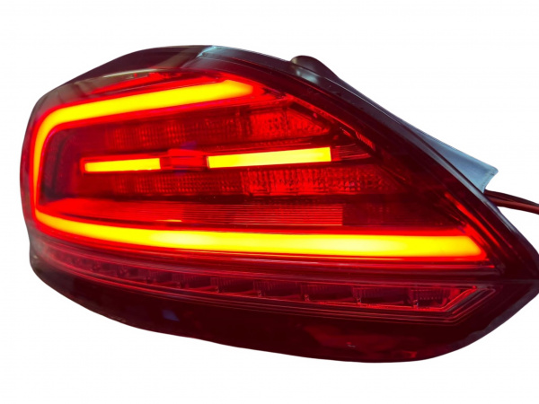 VOLL LED Upgrade Design Rückleuchten für VW Scirocco 3 (III) 08-14 schwarz/rauch mit dynamischem LED Blinker