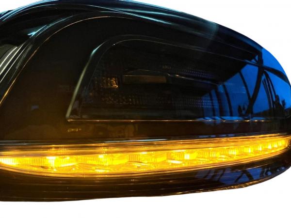 VOLL LED Upgrade Design Rückleuchten für VW Scirocco 3 (III) 08-14 schwarz/rauch mit dynamischem LED Blinker