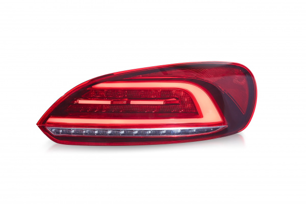 VOLL LED Lightbar Design Rückleuchten für VW Scirocco 3 (III) 08-14 rot mit dynamischen Blinker