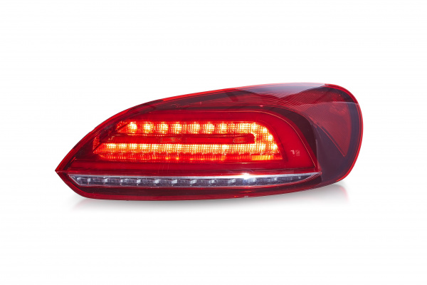 VOLL LED Lightbar Design Rückleuchten für VW Scirocco 3 (III) 08-14 rot mit dynamischen Blinker