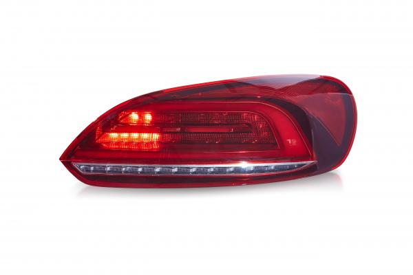 VOLL LED Lightbar Design Rückleuchten für VW Scirocco 3 (III) 08-14 rot mit dynamischen Blinker