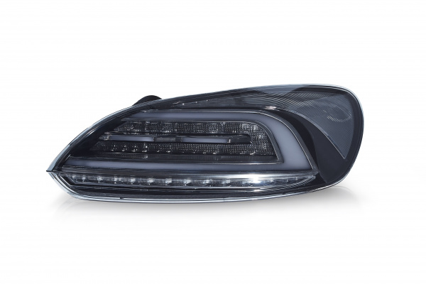VOLL LED Lightbar Design Rückleuchten für VW Scirocco 3 (III) 08-14 schwarz/rauch mit dynamischen Blinker