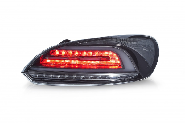 VOLL LED Lightbar Design Rückleuchten für VW Scirocco 3 (III) 08-14 schwarz/rauch mit dynamischen Blinker