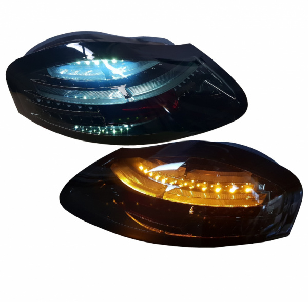 Voll LED Rückleuchten für Porsche Boxster 986 96-04 schwarz/rauch dynamisch
