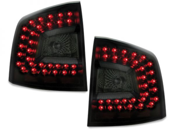 LED Upgrade Design Rückleuchten für Skoda Octavia 2 (1Z) Combi 04-11 schwarz/rauch dynamisch