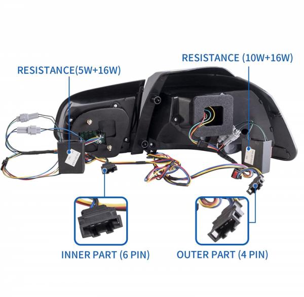 Voll LED Upgrade Design Rückleuchten für VW Golf 6 (VI) 08-12 Kirschrot in OLED Technik mit dynamischen Blinkern