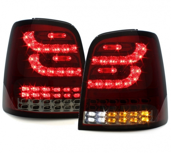 Voll LED Upgrade Design Rückleuchten für VW Touran 1T / 1T GP 03-10 rot/rauch