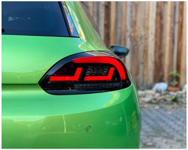 LED Upgrade Design Rückleuchten für VW Scirocco 3 (III) 08-14 schwarz/rauch mit dynamischen LED Blinker