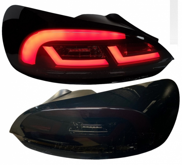 LED Upgrade Design Rückleuchten für VW Scirocco 3 (III) 08-14 schwarz/rauch mit dynamischen LED Blinker