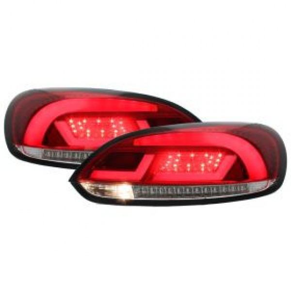 LED Upgrade Design Rückleuchten für VW Scirocco 3 (III) 08-14 rot/rauch mit dynamischen LED Blinker