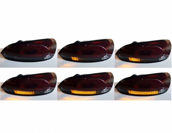 LED Upgrade Design Rückleuchten für VW Scirocco 3 (III) 08-14 rot/rauch mit dynamischen LED Blinker