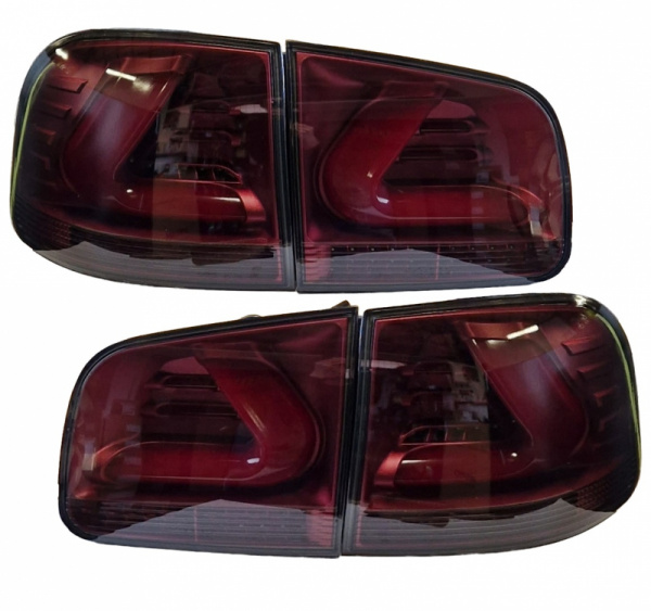 Voll LED Upgrade Design Rückleuchten für VW Touareg 7L 03-10 rot/rauch