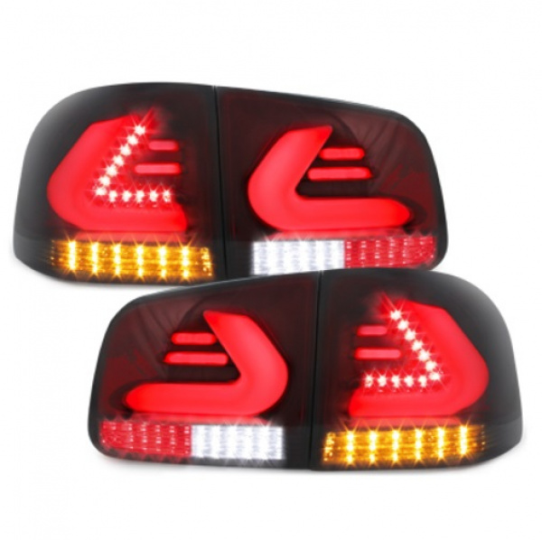 Voll LED Upgrade Design Rückleuchten für VW Touareg 7L 03-10 rot/rauch