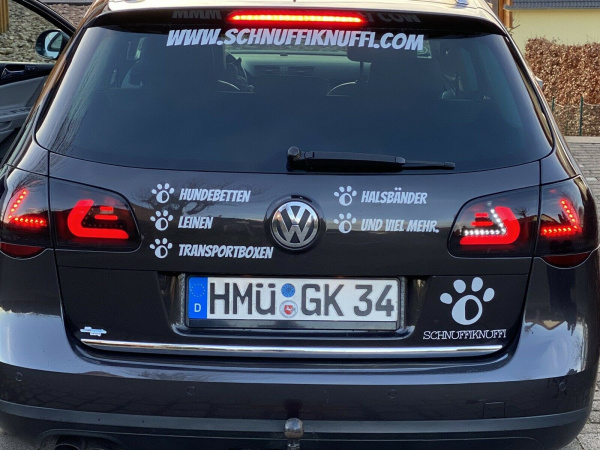 VOLL-LED Upgrade Design Rückleuchten für VW Passat 3C (B6) Variant 05-10 schwarz/rauch