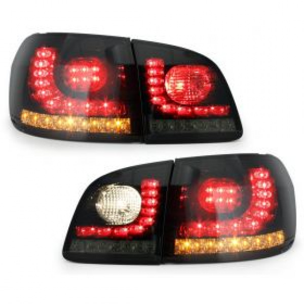LED Upgrade Design Rückleuchten für VW Golf 5 / 6 Plus (+) 04-14 schwarz/rauch