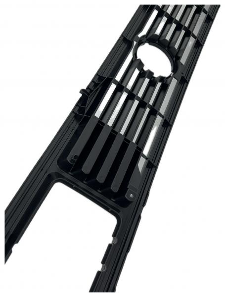 Upgrade Sportgrill / Kühlergrill mit Emblem-Aussparung für Volkswagen T3 (Eckige Scheinwerfer-Aussparung) 79-92 schwarz/chrom