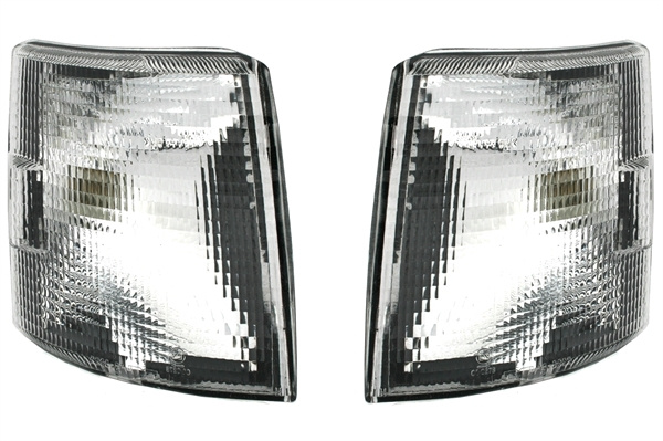 Upgrade Design Scheinwerfer Set mit Blinkern für VW T4 90-03 (kurzer Vorderwagen) schwarz