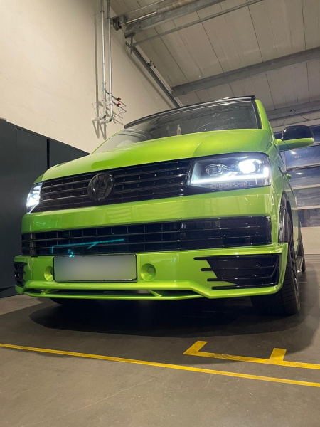 Exclusiv Upgrade Design Frontspoiler Lippe für VW T6 15-19
