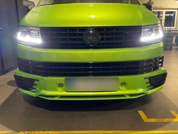 Exclusiv Upgrade Design Frontspoiler Lippe für VW T6 15-19