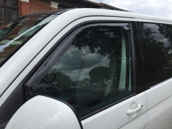 ClimAir Windabweiser / Regenabweiser schwarz für VW T6.1 Bus 19+ mit ABE