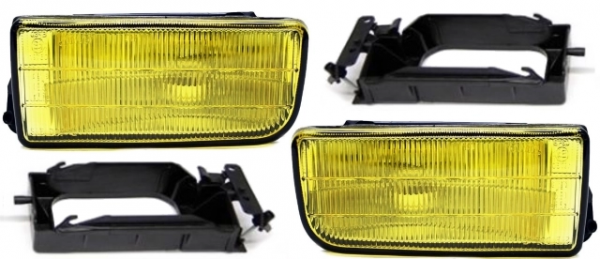 Upgrade US-Design Nebelscheinwerfer für BMW 3er E36 Coupe/Cabrio/Limo/Compact 91-98 Gelb Echtglas H1