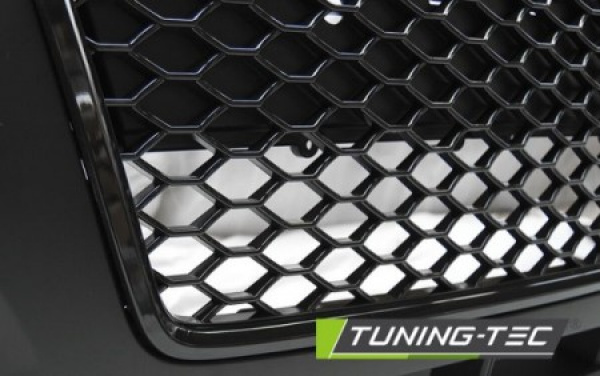 Upgrade Design Frontstoßstange für Audi A3 8P 05-08 inkl. Zubehör Hochglanz schwarz