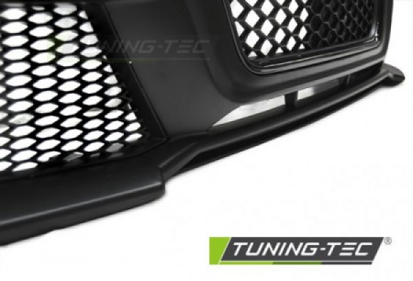Upgrade Design Frontstoßstange für Audi A3 8PA Facelift  08-12 inkl. Zubehör und Grill Hochglanz schwarz (für PDC)