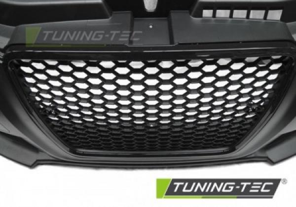 Upgrade Design Frontstoßstange für Audi A3 8PA Facelift  08-12 inkl. Zubehör und Grill Hochglanz schwarz (für PDC)